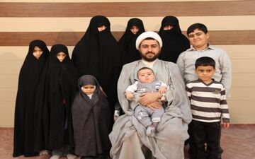
آشنایی با خانواده ١٨ نفره طلبه جوان
