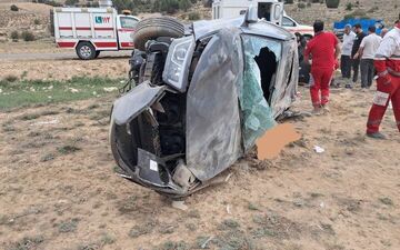 واژگونی دنا در محور شهمیرزاد_ فولادمله جان یک نفر را گرفت