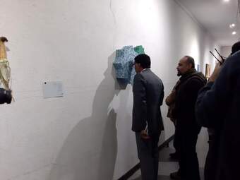 آیین افتتاح دومین نمایشگاه هنرهای مفهومی کرمانشاه (به روایت تصویر)