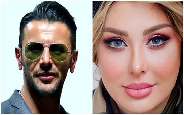 نیوشا ضیغمی مخ امین حیایی را زد / امین: پیر شدم؟ نیوشا : نه خوشتیپ شدی + ویدئو