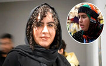 روناک نون.خ در رخنمایی متفاوت در رویداد خیرخواهانه در نمایشگاه نقاشی همسر نبویان