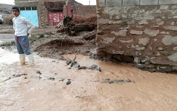 سیل برق روستاهای رازو جرگلان خراسان شمالی را قطع کرد