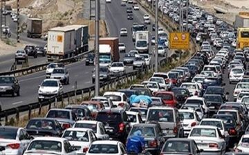 ترافیک نیمه سنگین در ورودی های تهران