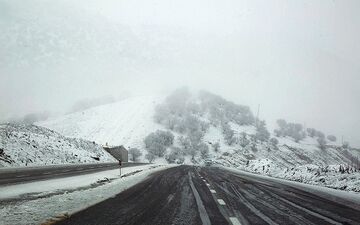 مه‌گرفتگی در محورهای مواصلاتی ۶ استان