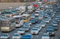ترافیک پرحجم در آزادراه‌های البرز؛ لغزندگی در محور کندوان