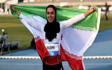 فرزانه فصیحی قهرمان رقابت‌های بین‌المللی دو و میدانی ترکیه شد