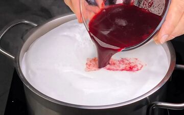 طرز تهیه پنیر خانگی با لبو و شیر | آموزش آشپزی آسان