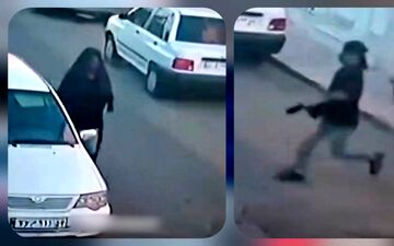 موبایل‌قاپی در ترافیک اتوبان امام علی؛ فیلم جنجالی