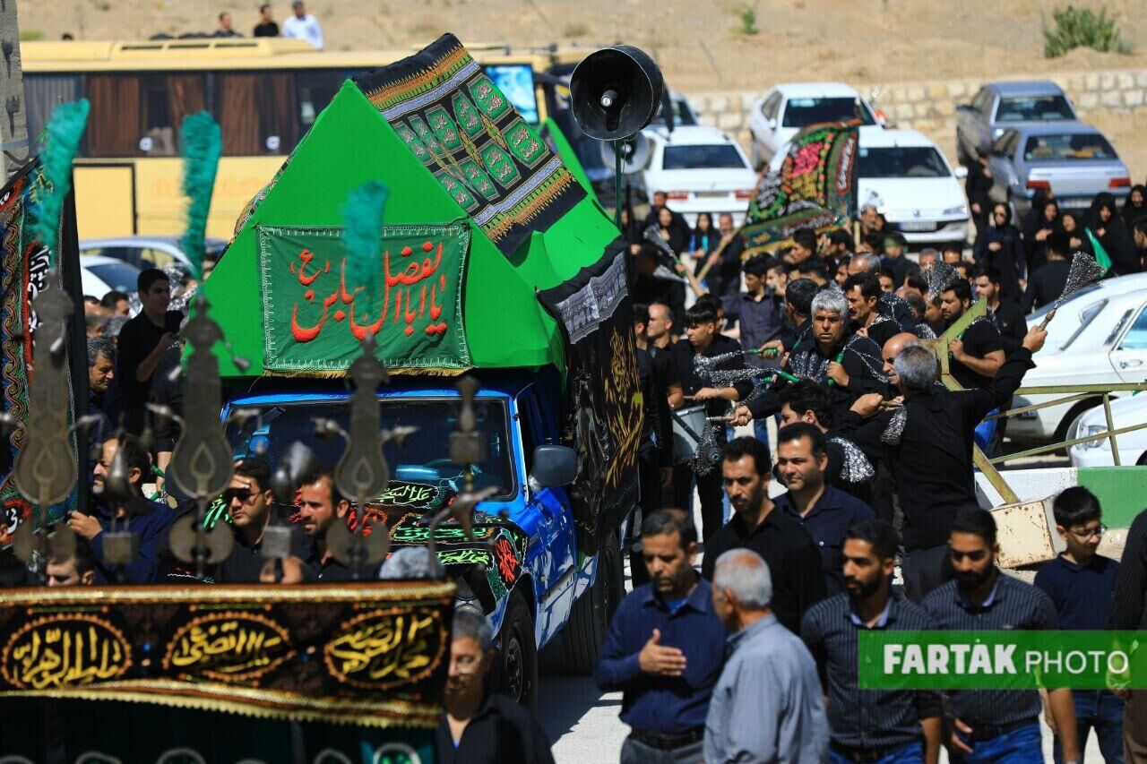 اختصاصی/ گزارش تصویری از مراسم تاسوعای حسینی در شهر علویجه اصفهان