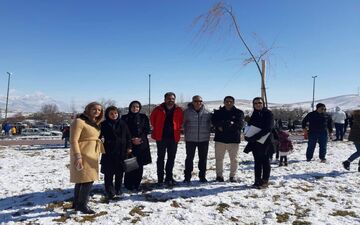 دومین جشنواره مجسمه های برفی برگزار شد