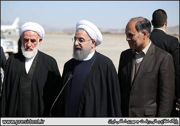 حواشی سفر روحانی به زاهدان + تصاویر