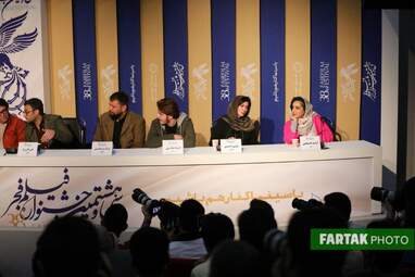 گزارش تصویری از کنفرانس خبری فیلم " ابر بارانش گرفت "