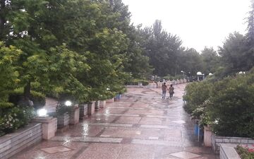  باد و باران در ۹ استان/ هوا ۷ درجه گرم می‌شود