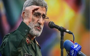 سردار قاآنی: مسیر نیروی قدس و مقاومت با شیطنت های که آمریکا می کند، تغییر نمی کند