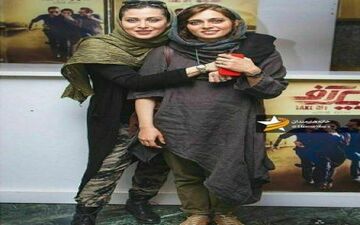 عکس دونفره "مهتاب کرامتی" و "پگاه آهنگری" با تیپ نظامی + عکس