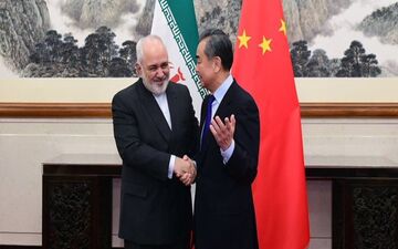 پیام شفاهی وزیر خارجه چین برای ظریف
