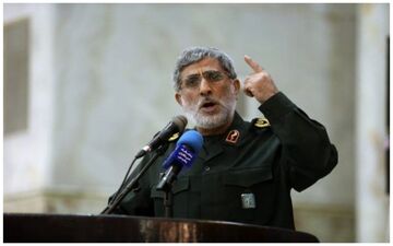 پیام مهم سردار قاآنی به فرمانده گردان های القسام چه بود؟