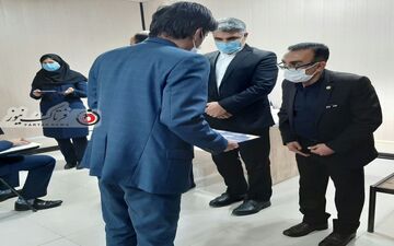 برگزاری مراسم تحلیف در مرکز کارشناسان دادگستری استان کرمانشاه