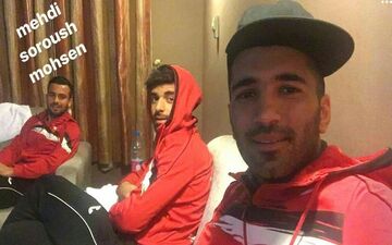 عکسی از سه مهره اصلی پرسپولیس، پیش از حضور در میدان نبرد برابر سایپا