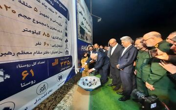  بهره‌مندی  حدود ۹۰۰۰ روستانشین در ۶۱ روستا از آب و سالم و پایدار
