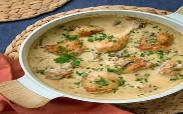 طرز تهیه  مرغ خامه ای | خیلی خوش خوراکه عاشقش میشی!