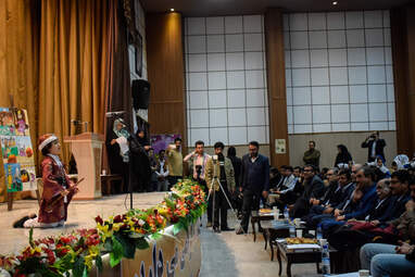 پروفسور میرجلال‌الدین کزازی در بزم ادبی- هنری  شاهنامه‌خوانی  مرکز آموزشی سما 