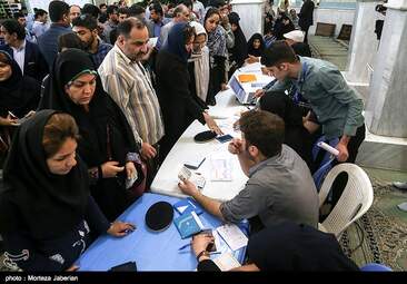  انتخابات ریاست جمهوری و شورای شهر اهواز + تصاویر