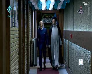 ورود میرسلیم به سازمان صدا و سیما + تصاویر