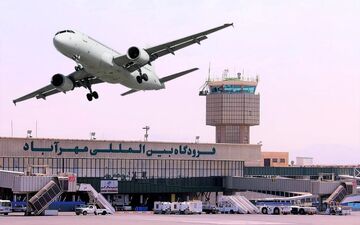 فرو ریختن سقف فرودگاه مهرآباد تهران + عکس حادثه