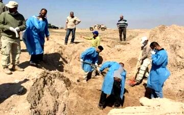 کشف اجساد ۱۵۸ تن از کشته‌شده‌های جنایت پایگاه اسپایکر عراق
