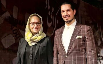پس از مدتها همسر مهناز افشار آفتابی شد + عکس