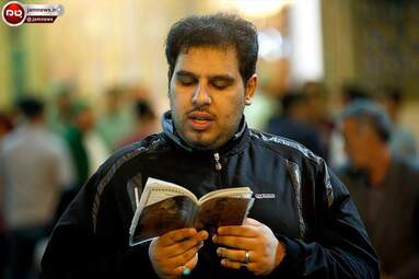 حرم امام علی (ع) در شب میلاد + عکس