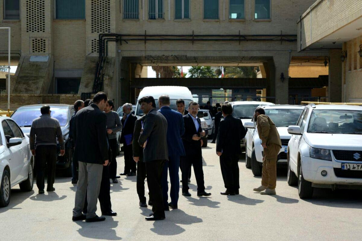 حضور روسای فدراسیون‌های ورزشی در مرز خسروی شهرستان قصر شیرین 
