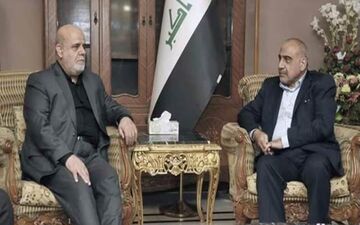 سفیر ایران در بغداد با «عبدالمهدی» دیدار و گفت‌وگو کرد