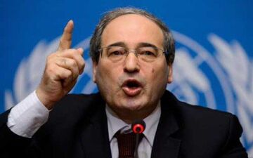 فیصل مقداد: دی میستورا جانبداری می‌کند/ آمریکا و ترکیه نیروهایشان را از سوریه خارج کنند