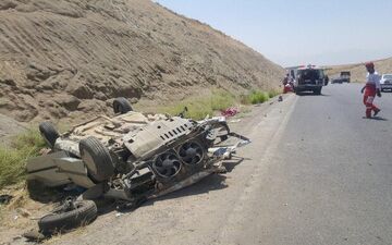 واژگونی خودرو پژو در محور بروجرد- اراک یک کشته بر جای گذاشت