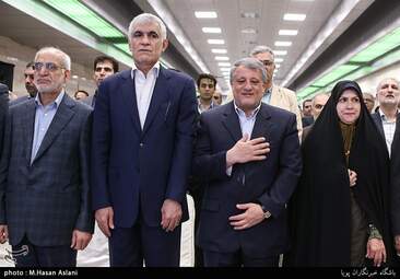 بازگشایی بخش میانی خط ۷ مترو تهران به روایت تصویر 