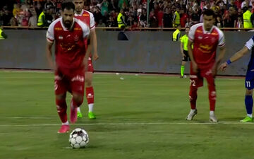ویدئو | گل اول پرسپولیس به استقلال خوزستان
