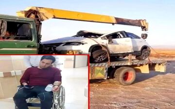 کلیپی از مراسم تدفین همسر و پسر مجری برنامه اعجوبه‌ها