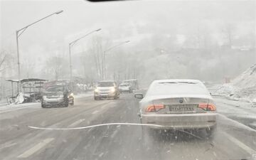 برف و باران گیلان؛ هشدار زرد هواشناسی برای برف، کولاک و باد شدید