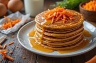 بهترین صبحانه| طرز تهیه  پنکیک هویج