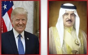 
گفت‌وگوی تلفنی پادشاه بحرین با دونالد ترامپ

