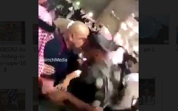 کتک زدن یک زائر خانه خدا توسط چهار سرباز سعودی