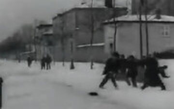 اولین تصاویری که از برف در سینما پخش شد