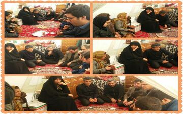 تصویری از حضور فرزندان آیت الله هاشمی در چادر زلزله زدگان سرپل ذهاب