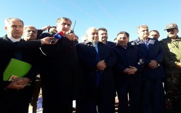 آزادراه بیستون-کرمانشاه-حمیل کلنگ زنی شد