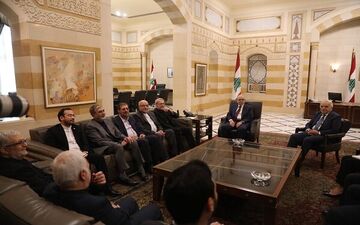 لاریجانی با نخست وزیر لبنان دیدار کرد