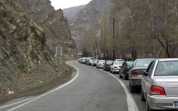 بازگشایی دوطرفه محور کرج - چالوس
