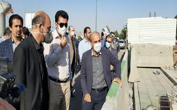 پیشرفت فیزیکی تقاطع غیرهمسطح شهید سلیمانی قابل قبول است