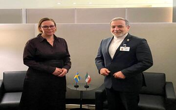 وزرای خارجه ایران و سوئد دیدار و گفتگو کردند